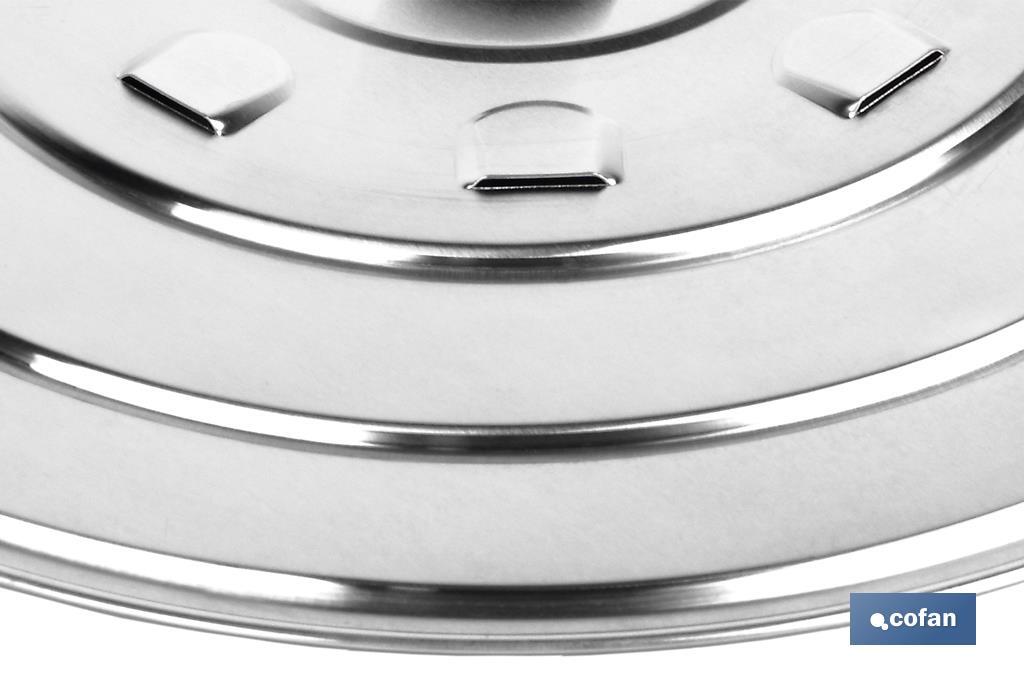 TAPA C/DESVAPO ALUMINIO 24cm