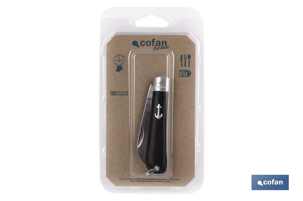 NAVAJA MARINERA DE 8 CM. DE HOJA PICO LORO