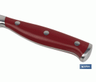 CUCHILLO PUNTILLA COCINERO HOJA 9cm MODELO AGUACEJO ROJO