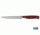 Cuchillo de Verduras con forjado francés | En Color Rojo | Medida de la hoja de 13 cm