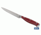 CUCHILLO VERDURAS  HOJA13cm MODELO AGUACEJO ROJO