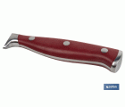 CUCHILLO VERDURAS  HOJA13cm MODELO AGUACEJO ROJO