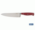 CUCHILLO COCINA HOJA 17cm MODELO AGUACEJO ROJO