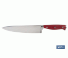 CUCHILLO COCINA HOJA 20cm  MODELO AGUACEJO ROJO