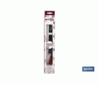 CUCHILLO PANERO HOJA 21cm MODELO AGUACEJO ROJO