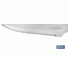 PACK 3 CUCHILLO CHULETERO MICRODENTADO HOJA 10cm  MODELO GULASH COLOR NOGAL