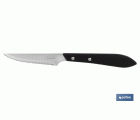 Pack de 3 Cuchillos | Hoja microdentada de 10 cm | En negro