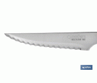PACK 3 CUCHILLO CHULETERO MICRODENTADO HOJA 10cm  MODELO GULASH NEGRO