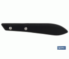 PACK 3 CUCHILLO DE MESA CON FILO HOJA 10cm  MODELO GULASH NEGRO