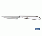 PACK 3 CUCHILLO DE MESA CON FILO HOJA 10cm  MODELO GULASH BLANCO