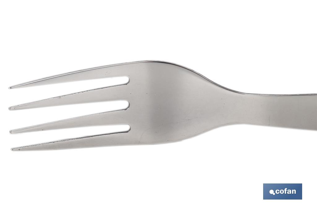 PACK 3 TENEDORES CHULETEROS MODELO GULASH COLOR NOGAL