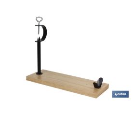 Soporte jamonero | Fabricado en madera
