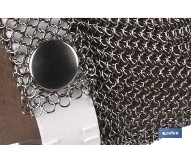 GUANTE ANTICORTE ACERO INOX CARNICERO T-L