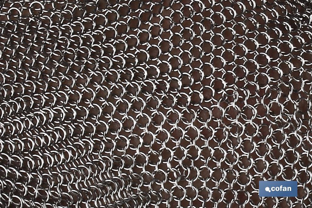 GUANTE ANTICORTE ACERO INOX CARNICERO T-L