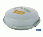TARTERA REDONDA VERDE OPACA PAVLOVA CON ASAS Ø34,5 X 11 CM