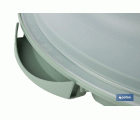 TARTERA REDONDA VERDE OPACA PAVLOVA CON ASAS Ø34,5 X 11 CM