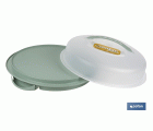 TARTERA REDONDA VERDE OPACA PAVLOVA CON ASAS Ø34,5 X 11 CM