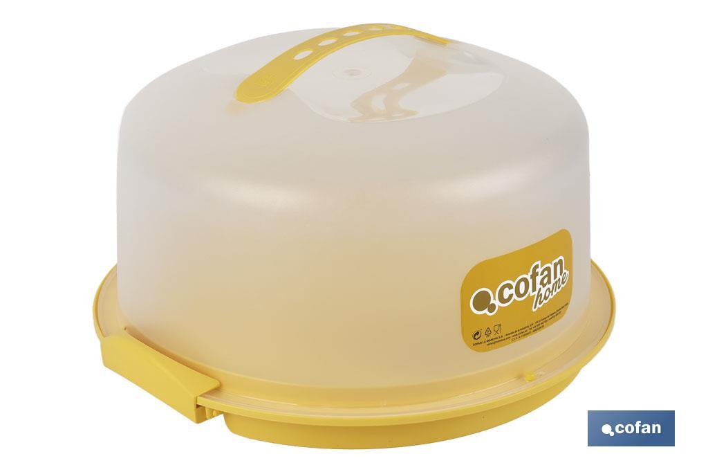 TARTERA REDONDA AMARILLA OPACA PAVLOVA CON ASAS Ø34,5 X 18,5 CM