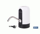 Dispensador de agua eléctrico | Grifo portátil para garrafas de agua | Adaptador universal incluido | Batería recargable de 1200 mAh con conexión USB-C