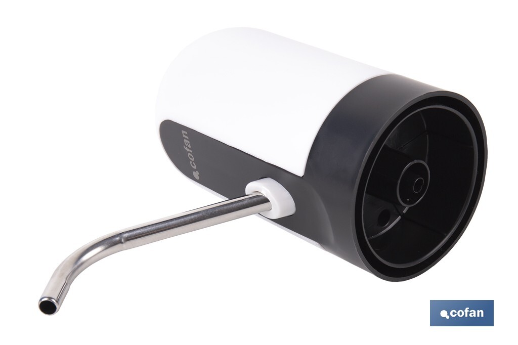 DISPENSADOR DE AGUA PARA GARRAFAS RECARGABLE USB 6.9 X12.3 CM
