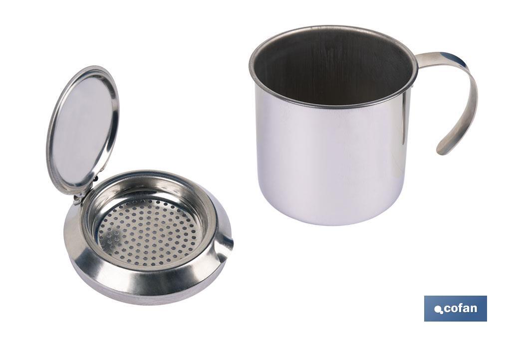 GRASERA EN ACERO INOXIDABLE 18/00 CARNE ( 75 CL) 10 x 12 CM