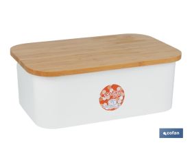 Panera con tapa de bambú | Diseño minimalista | Capacidad: 6,5 l | Perfecta para conservar pan fresco | Disponible en diferentes colores
