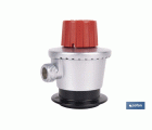 Regulador de gas butano/propano | Mando ajustable | Rosca izquierda 21,8 mm | Adecuado para sopletes y soldadores