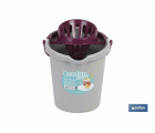 CUBO ESCURRIDOR 14L.MORADO
