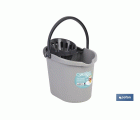 CUBO ESCURRIDOR 14 L GRIS CLARO