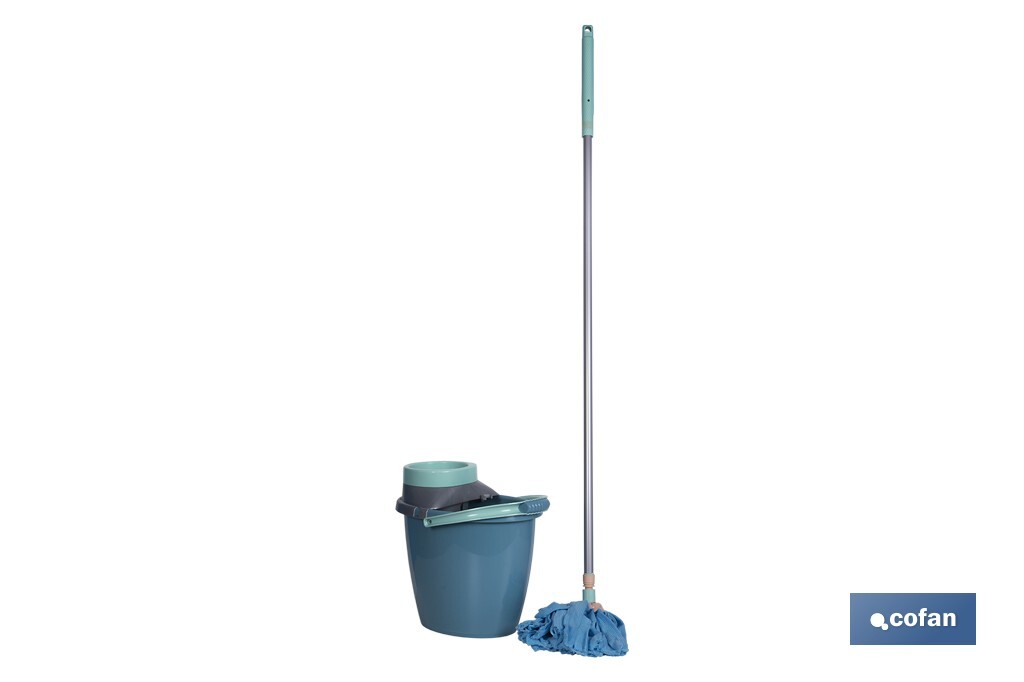 CONJUNTO FREGONA+CUBO ESCURRE  FÁCIL MODELO MARIEL14L 37x40x29 cm