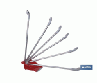 RECOGEDOR ABATIBLE  CON GOMA COLOR ROJO