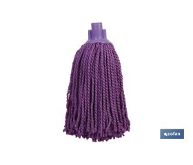 Fregona de Hilo Microfibra | Color Bicolor | Grosor 160 Gr | Máxima suavidad y Absorción con secado rápido