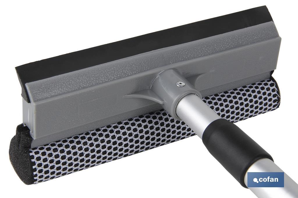 LIMPIACRISTALES ESPONJA Y RASPADOR EXTENSIBLE  48-76.5cm