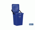 CONTENEDOR AZUL PARA PAPEL-CARTON 25L.