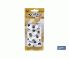 PACK 4 ROLLOS BOLSAS DE BASURA PARA EXCREMENTOS DE MASCOTAS 15 UNIDADES CADA ROLLO 35,5 X 23 CM