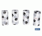 Bolsas de Basura para excrementos de perros | 4 rollos de15 bolsas | Medidas: 35,5 x 23 cm