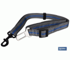 Cinturón de Seguridad de Coche para Perros | Medidas: 114 x 2,4 cm | Fabricado en Poliéster y Metal