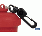 DISPENSADOR DE BOLSAS PARA MASCOTAS ROJO  7,8X5CM