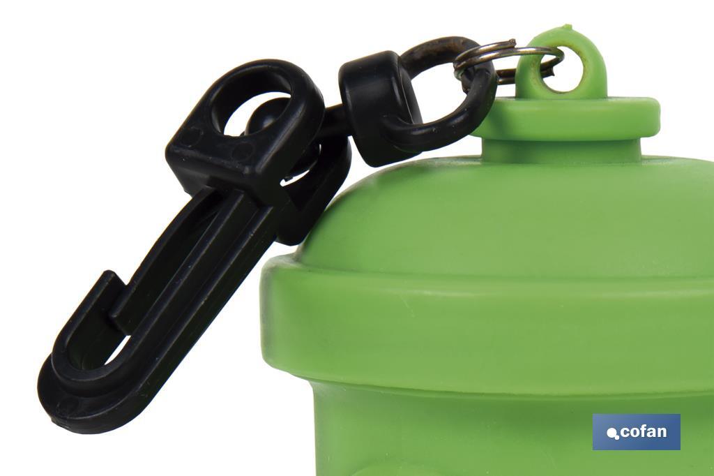 DISPENSADOR DE BOLSAS PARA MASCOTAS VERDE 7,8X5 CM