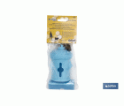 DISPENSADOR DE BOLSAS PARA MASCOTAS AZUL 7,8X5CM
