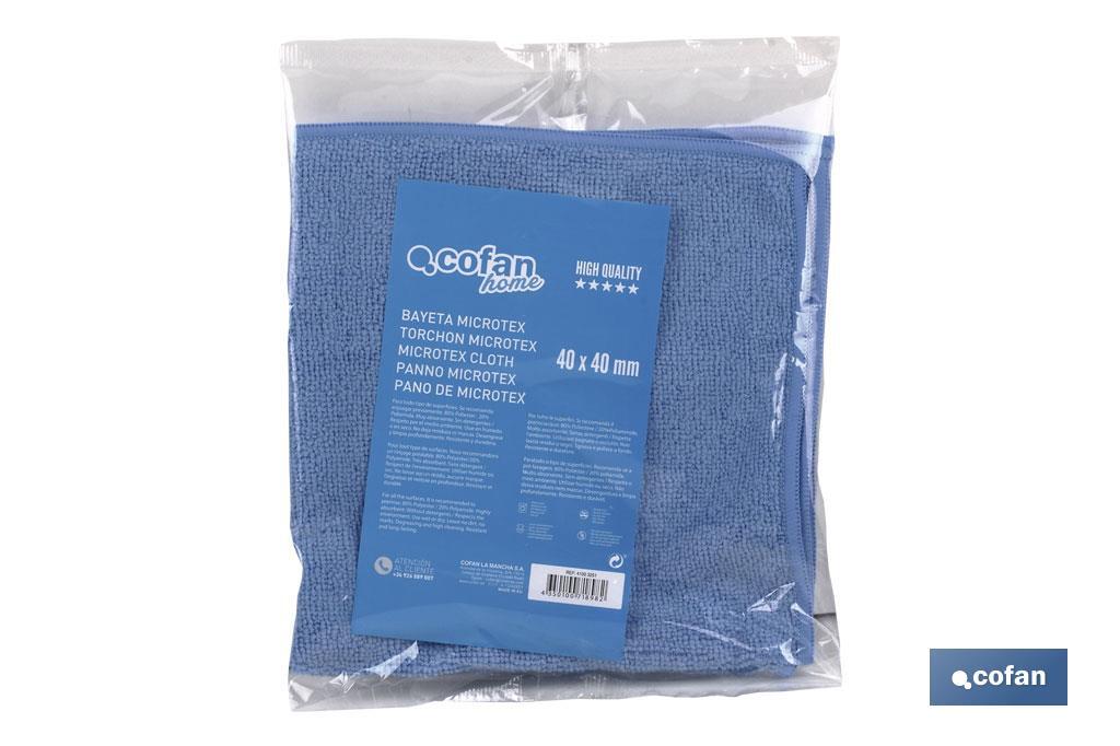 BAYETA MICROTEX 40X40cm COLOR VERDE