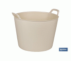 CAPAZO 42 L BEIGE  48.5 X 45 X 38 CM