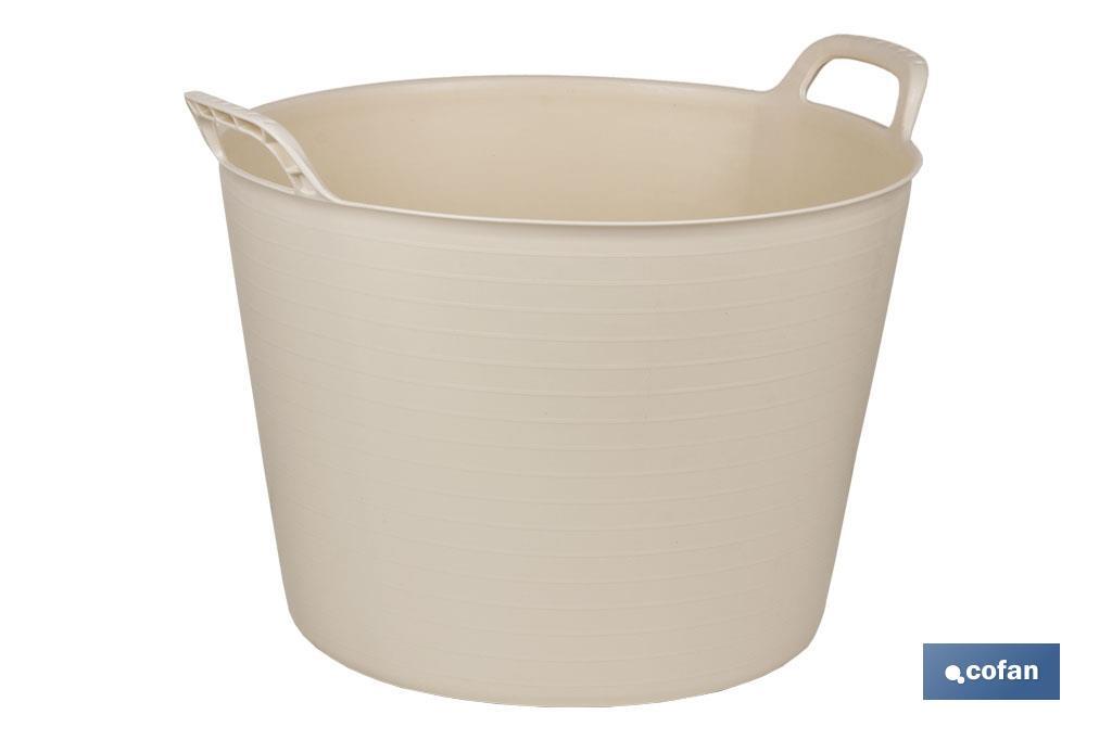 CAPAZO 42 L BEIGE  48.5 X 45 X 38 CM