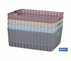 Cesta Multiusos | Capacidad 12 L | Cesta de Almacenaje | Cesta Organizadora