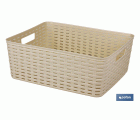 CESTA  MULTIUSOS  12L 36X28X13.5cm AZUL CIELO