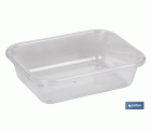 BANDEJA 31.5X23.5X6.5cm MULTIUSOS  TRANSPARENTE