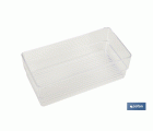 SET ORGANIZADOR COSMETIC 30X23X8cm TRANSPARENTE