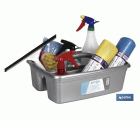 ORGANIZADOR DE LIMPIEZA  COLOR GRIS  39.5X29X16cm