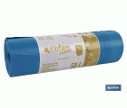 Bolsas de basura perfumadas con autocierre en color azul | Medidas de 70 x 70 cm y galga de 120