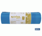 BOLSA DE BASURA  AUTOCIERRE PERFUMADA  70 X70 CM G.120 COLOR AZUL10 UDS 50L
